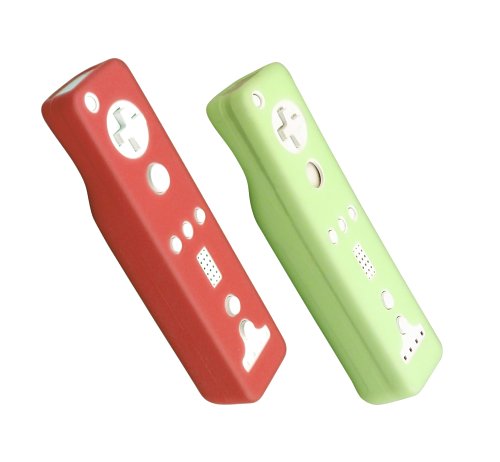 Venom Red & Green Twin Pack Silicon Skin for Wii Controller (Wii)