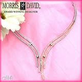 14K 2 Tone 3.90 CTW Diamond Necklace by Morris & David
