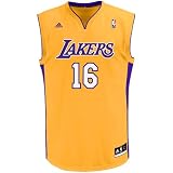 NBA Los Angeles Lakers Pau Gasol Men's Gold NBA Replica Jersey