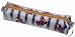3D Lenticular Pencil / Cosmetic Purse / Case, GLOBO, TEDDY BEAR, Silver, BROWN