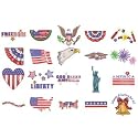 Simplicity SMC10 Patriotic Embroidery-Design Memory Card