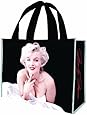 Vandor 70886 Marilyn Monroe Large Recycled Shopper Tote, Black