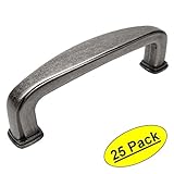 Cosmas 4389WN Weathered Nickel Cabinet Hardware Handle Pull - 3" Hole Centers, 25 Pack