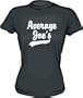 Average Joes Women's Tee Shirt Medium-Kelly Green Babydoll (petite fit)