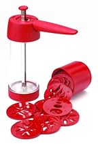 KitchenAid Cookie Press with 16 Discs, Red