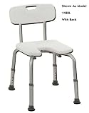 Shower Chair U Shaped W/Back KD