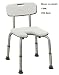Shower Chair U Shaped W/Back KD