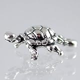 Tiny Turtle Charm in Sterling Silver, #2625