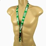 BOSTON CELTICS OFFICIAL LOGO LANYARD KEYCHAIN