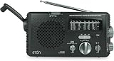 Etón FR350 Water-resistant hand-cranked AM/FM/shortwave radio Black