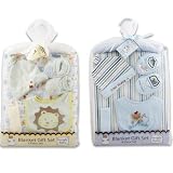 Baby Blanket Gift Set 6 piece w/Washcloth, Blanket, Hat, Bib, Hanger, Booties (Green) 41EAaoPjDiL. SL160 Baby Blanket Gift Set 6 piece w/Washcloth, Blanket, Hat, Bib, Hanger, Booties (Green)