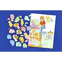 Magnetic Dolls Dress-up Twin Babies