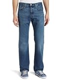 Levis Mens 501 Classic Straight Leg Jean