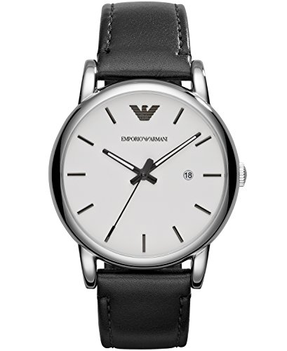 Emporio Armani Men's AR1694 Classic Analog Display Analog Quartz Black Watch