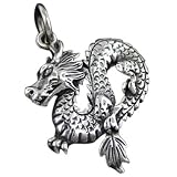 925 Silver Dragon Pendant