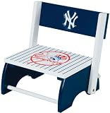 Product details for Guidecraft G11613 New York Yankees Flip-Up Step-Up Stool