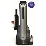 OzeriProElectricWineBottleOpenerwithWinePourer,Stopper,FoilCutterandElegantRechargingStand