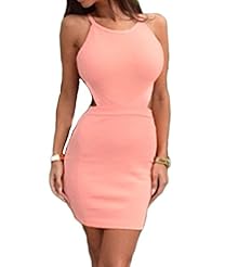 Sexy Sleeveless Backless Cotton Bandage Dress/Party Dress/Mini Dress 