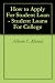 How to Apply For Student Loan - Student Loans For College 41EAj0OIbLL. SL75 Using Student Loans Services For Your Education