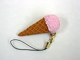 41EAjmES7sL. SL160  Mini Mini Corn Ice Strawberry Japanese Cell Phone Strap