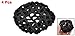 uxcell Hotel Waitress Elastic Nylon Black Snood Net Ballet Bun Hair Covers Ornament 4 Pcs