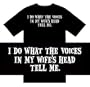 I Do What the Voices in my Wife's Head Tell Me T-shirt Funny-black-xl
