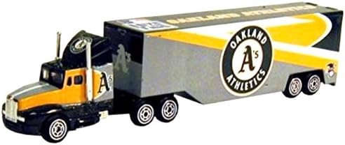 OAKLAND ATHLETICS MLB Semi Diecast Tractor Trailer Truck 1/87 Scale By PressPass Collectible
