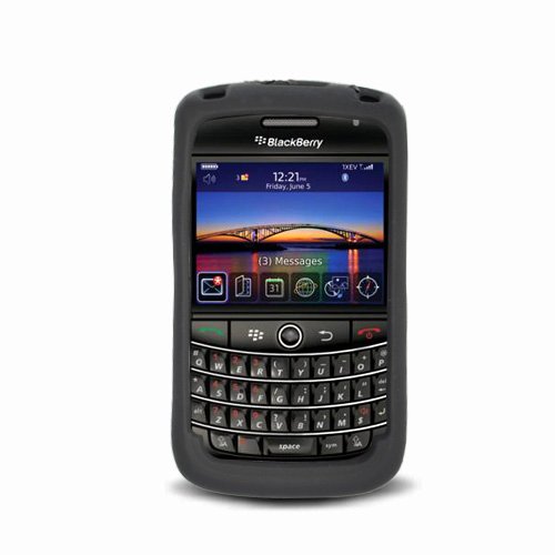 RIM BlackBerry Tour2 9650 (Verizon & Sprint) Silicone Skin Case Black