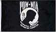 POW MIA "Original" Flag - 3 foot by 5 foot Polyester (NEW)