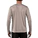 Vapor Apparel Men's Outdoor UPF 50+ Long Sleeve T-Shirt, UV Sun Protection for Fishing, Running, Hiking, XXL, Athletic Grey