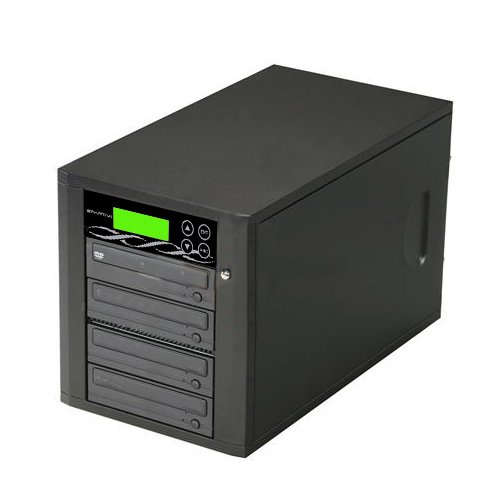 Spartan Edge 1-3 Target DVD/CD Copy Tower Duplicator with 24x SATA Writer Burners D03-SSP (Black) On Sale