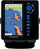 Navman Kombinationsgeraet Trackfish 6600 GPS-Kartenplotter und Fischfinder mit Y-Kabel zum Anschluss optionaler Geber