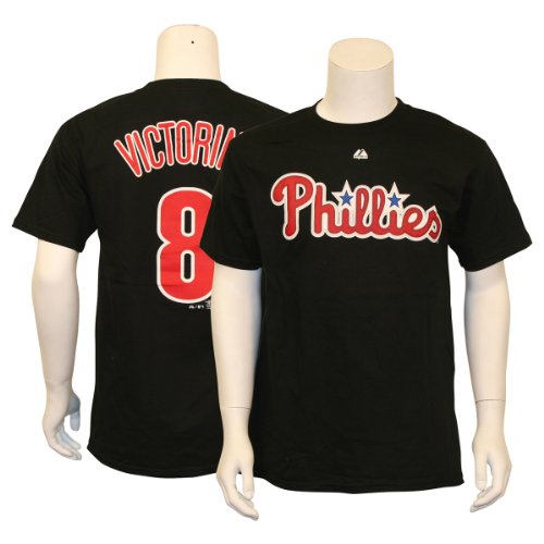 Philadelphia Phillies Shane Victorino Name and Number MLB T-Shirt - Medium