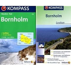 Bornholm 1 : 50 000: Wander- und Radkarte. Mit Cityplan von Roenne