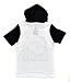 Star Wars Boy's Graphic Print T-Shirt Hoodie (Large, White with Black)