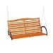 Jack Post Country Garden Hi-Back Swing Seat with Matte Green Frame Includes Hang Chain