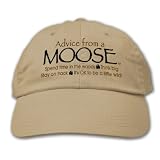 Advice From A Moose ~ Khaki Hat
