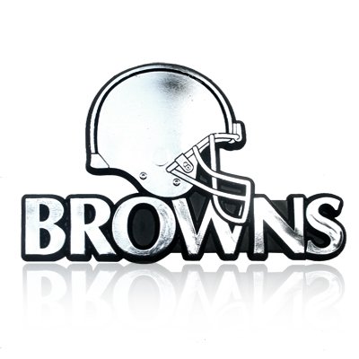 NFL Cleveland Browns 3D Chrome Car Emblem