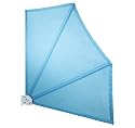 Balkonf&auml;cher 1,4m x 1,4m Farbe: T&uuml;rkis