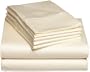 Majestic 400 Thread-Count Solid 6-Piece Cotton Queen Sheet Set, Ivory