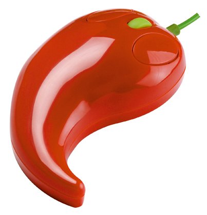 CHILI PEPPER - Optical Scroll Computer Mouse