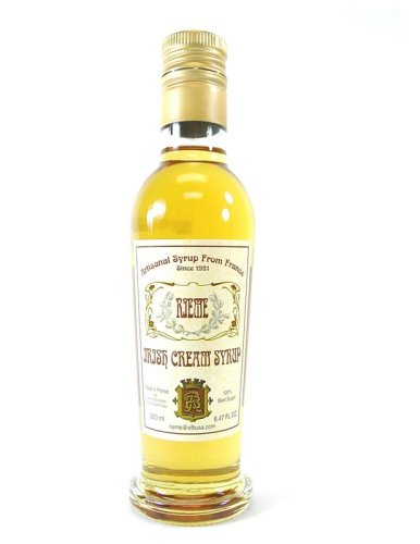 Rieme all natural French Irish Cream syrup - 8.47 fl oz (250 ml) by Organic Ice Creams