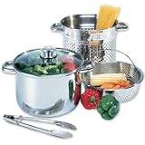 Review   / Welco 5 Piece Stainless Steel 8 Quart Multi-Purpose Cooker/Steamer