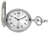 FMD Silver Dial Silver Tone Pocket Watch JMZRT15002F9