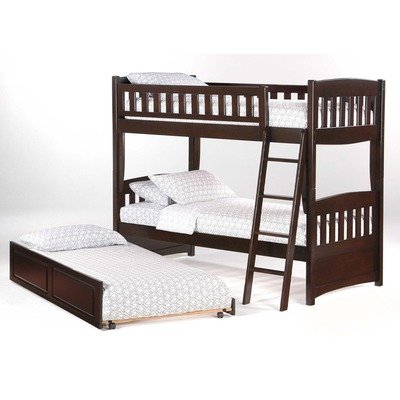 Cinnamon Twin Bunk Bed Dark Chocolate