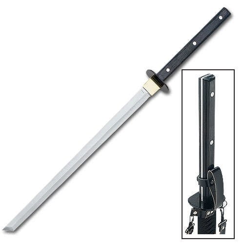 The Obviator Full Tang Battle Ready Katana with Back Sheath