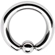 6 Gauge STEEL BCR Captive Ring 5/8" 5mm