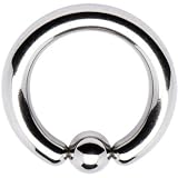 6 Gauge Steel Bcr Captive Ring 5/8 Inches 5mm