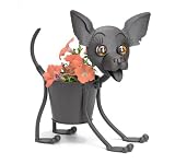 Pepper the Chihuahua Mini Metal Planter