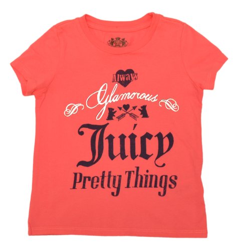 Juicy Couture Little Girls (2T-6x) Pretty Things Bling Shirt-Pink